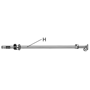 OZARK TRAIL COMMERCIAL LEG with WHEEL (RIGHT)
