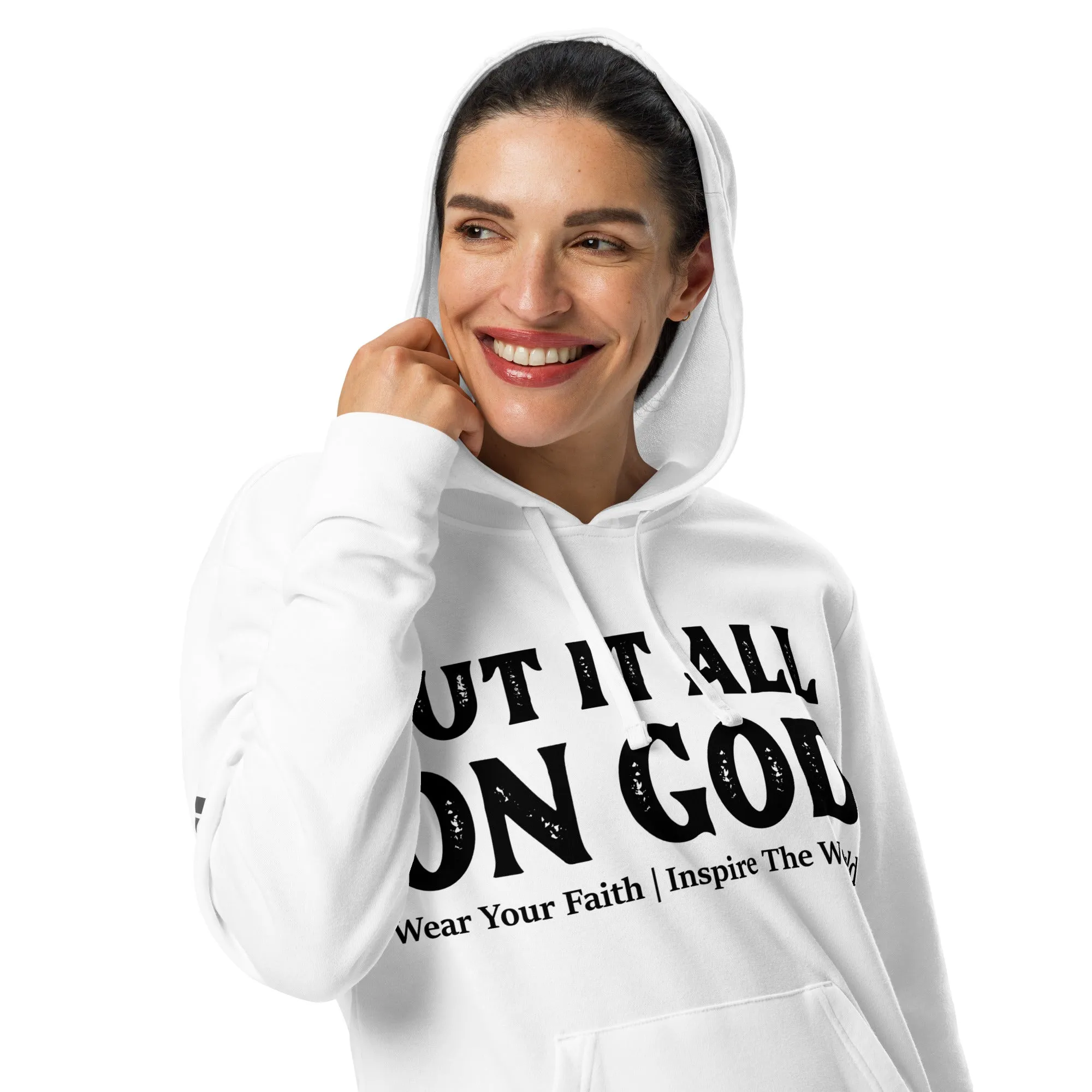 Put It All On God Adidas Fleece Hoodie