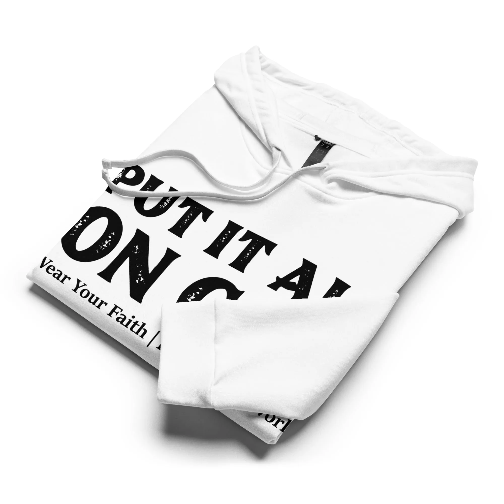 Put It All On God Adidas Fleece Hoodie