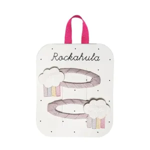 Rainy Cloud Hair Clips - Pastel