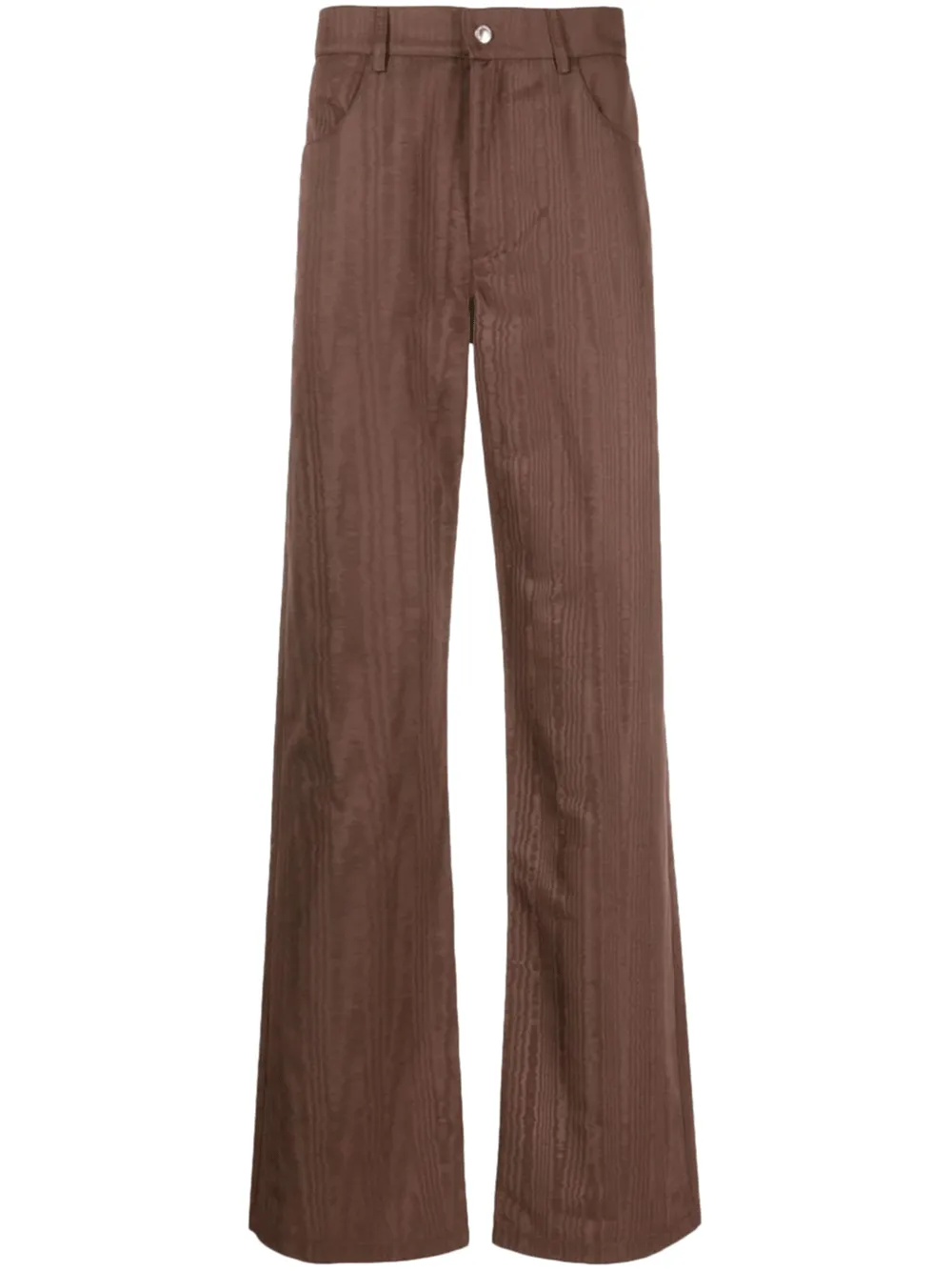 Regenerated Moire Wide Leg Pants