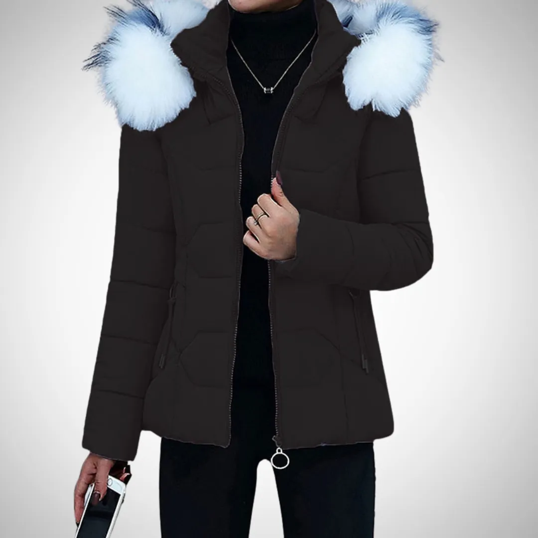 Rhea Women's Slim Fit Plush Lining Winter Jacket