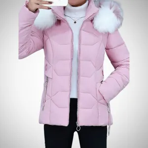 Rhea Women's Slim Fit Plush Lining Winter Jacket