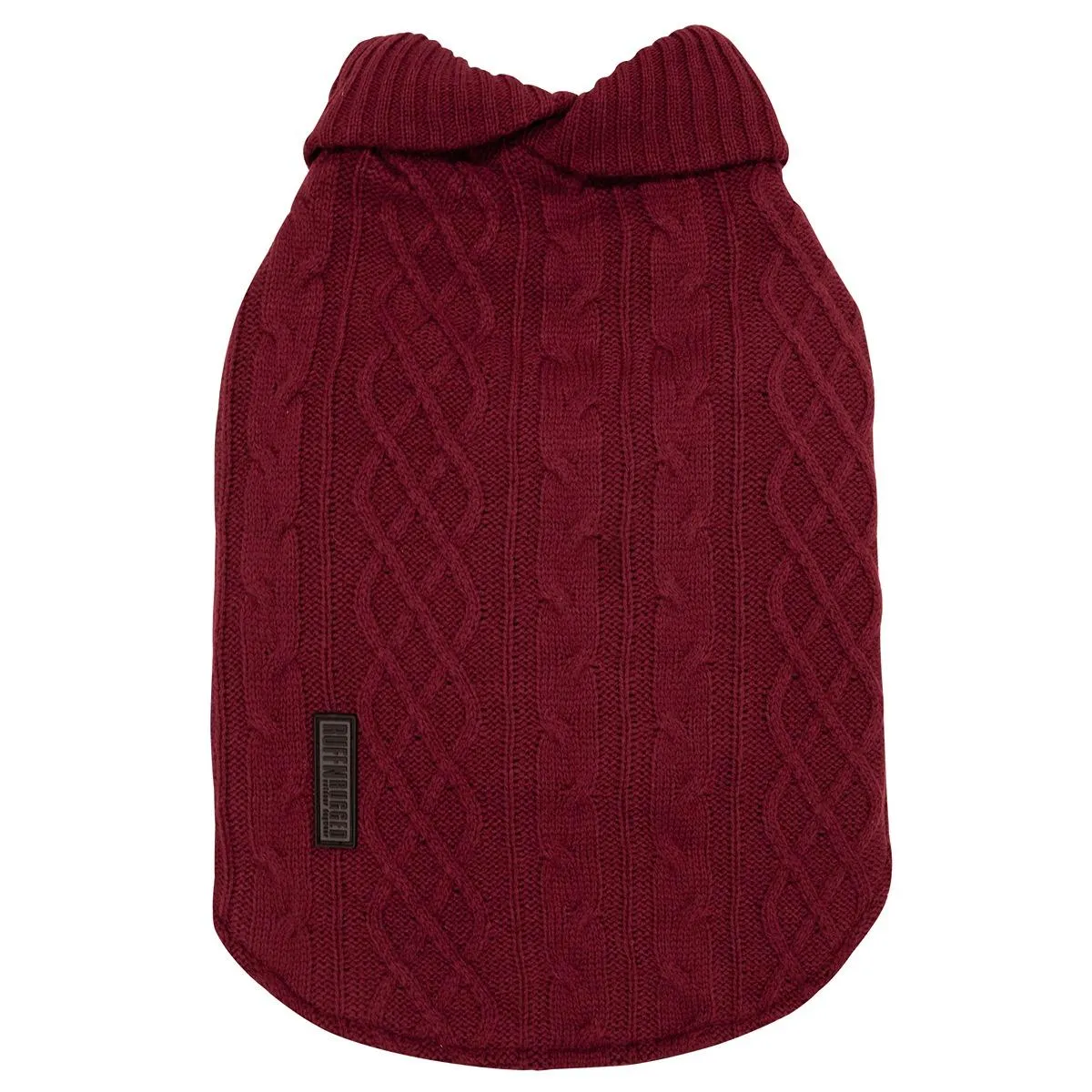 Ruff n Rugged The Woolly Dog Jumper Burgundy Red
