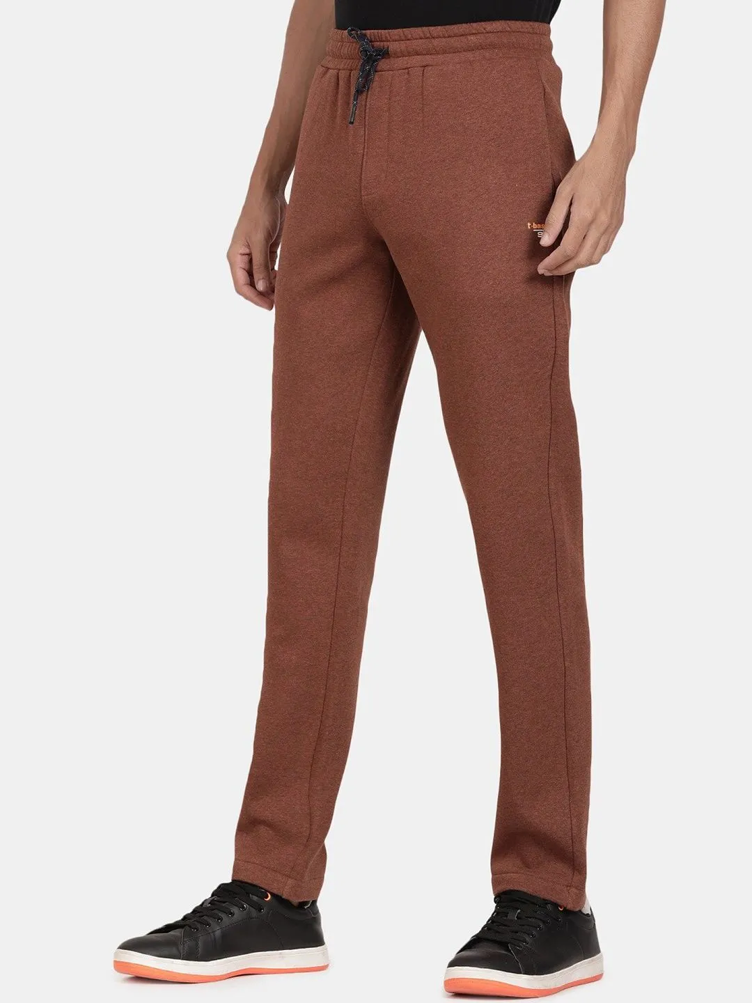Rustic Melange Knitted Lower Track Pants
