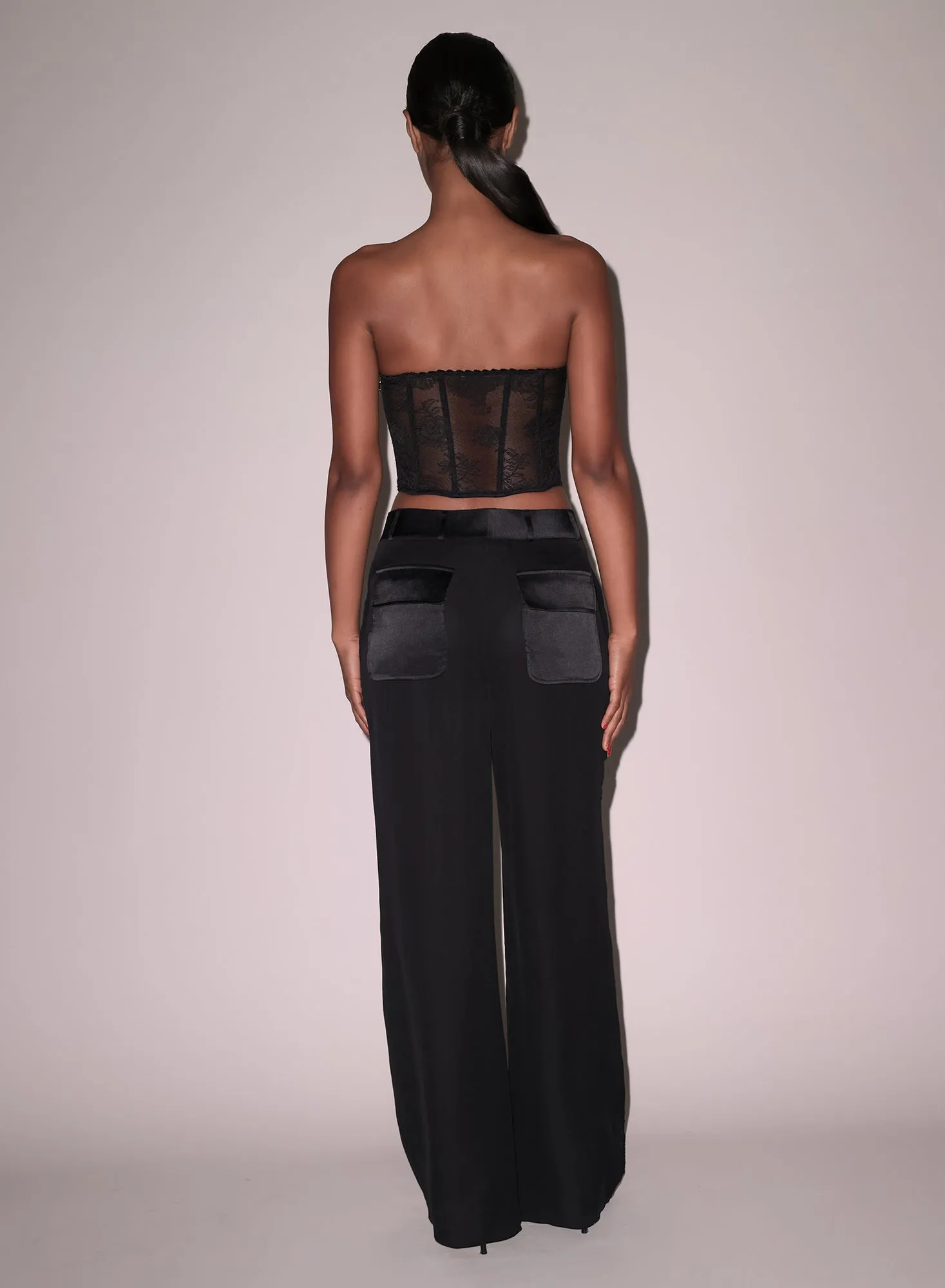 Silk Georgette Wide Leg Pant