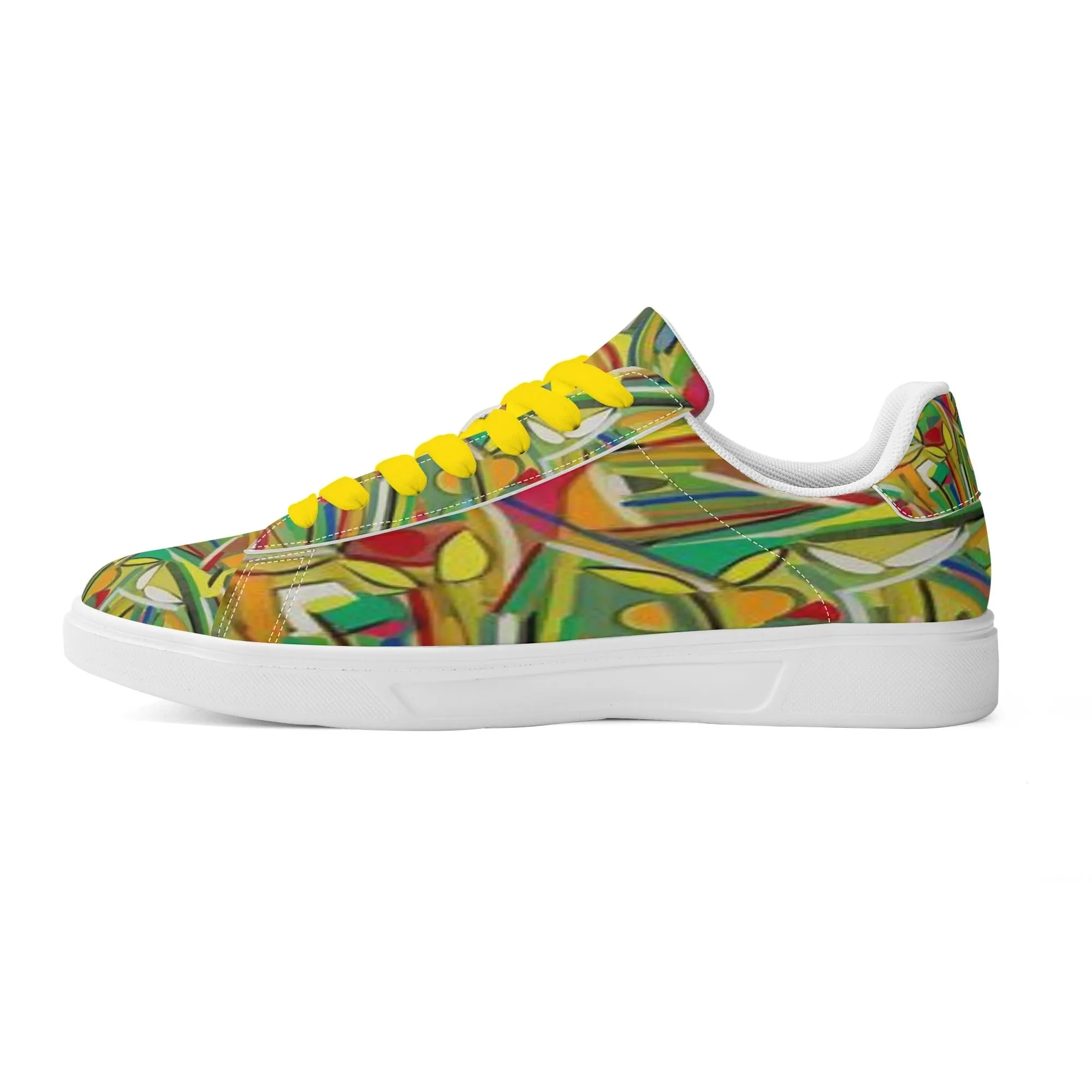 Sneakers: Adult Low Top Abstract Sneakers