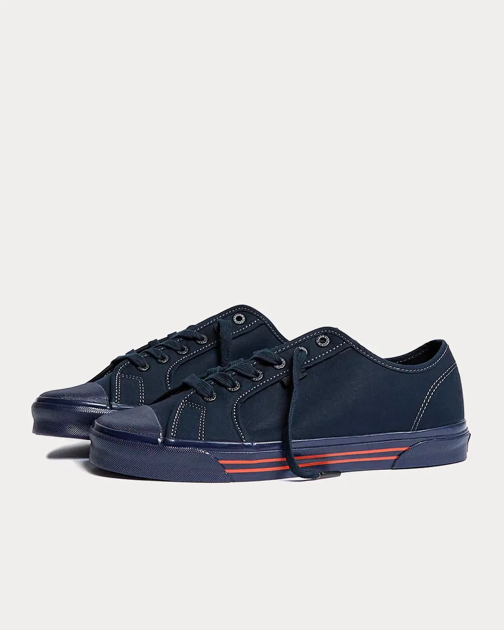 Style 24 Navy Ventile Low Top Sneakers