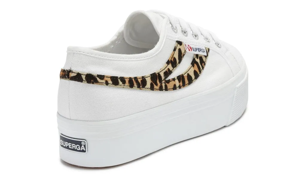 Superga Cotw Ponyhair White Cheetah