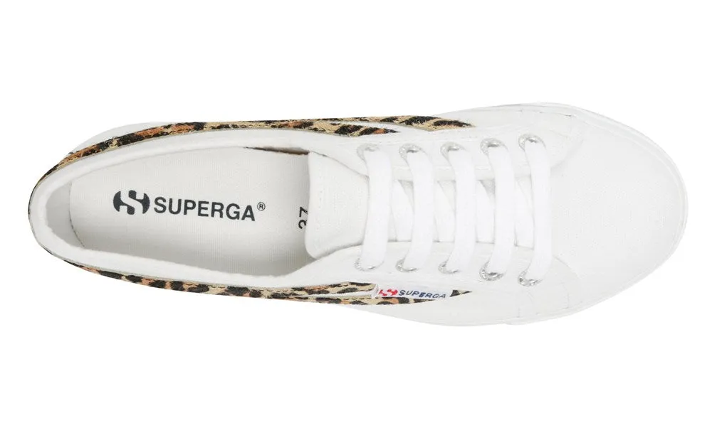 Superga Cotw Ponyhair White Cheetah
