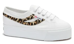 Superga Cotw Ponyhair White Cheetah
