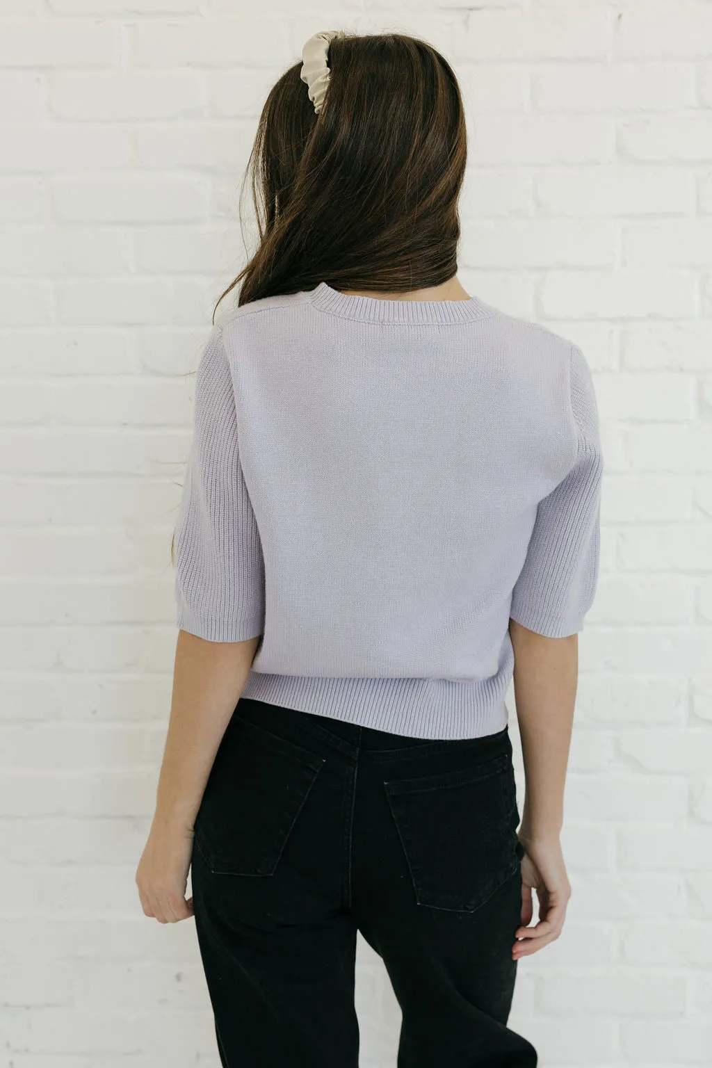 Sutton Sweater-Lavender