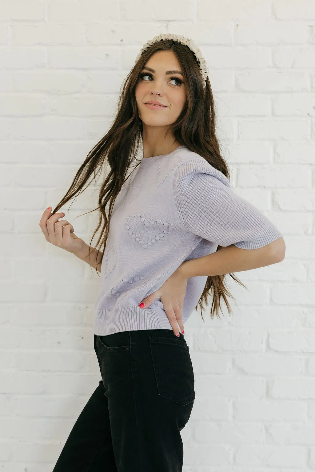 Sutton Sweater-Lavender