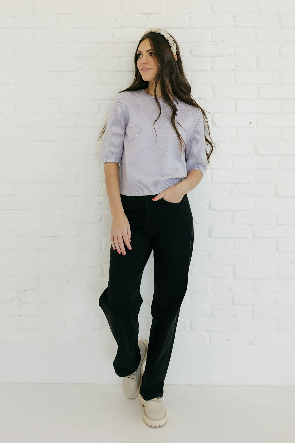 Sutton Sweater-Lavender