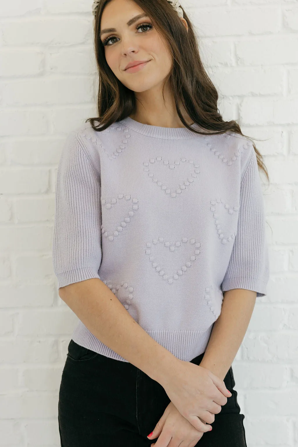 Sutton Sweater-Lavender