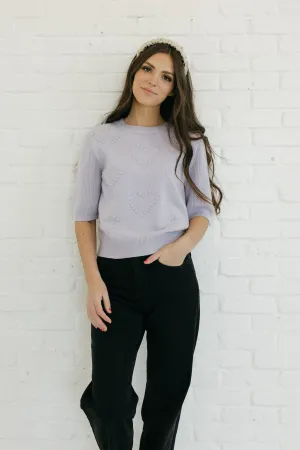 Sutton Sweater-Lavender