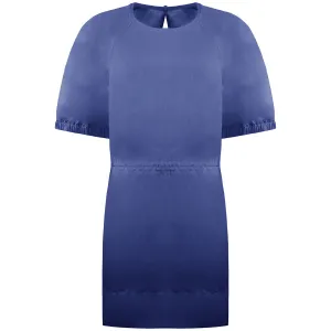 Sweaty Betty Loren Poplin Womens Blue Mini Dress