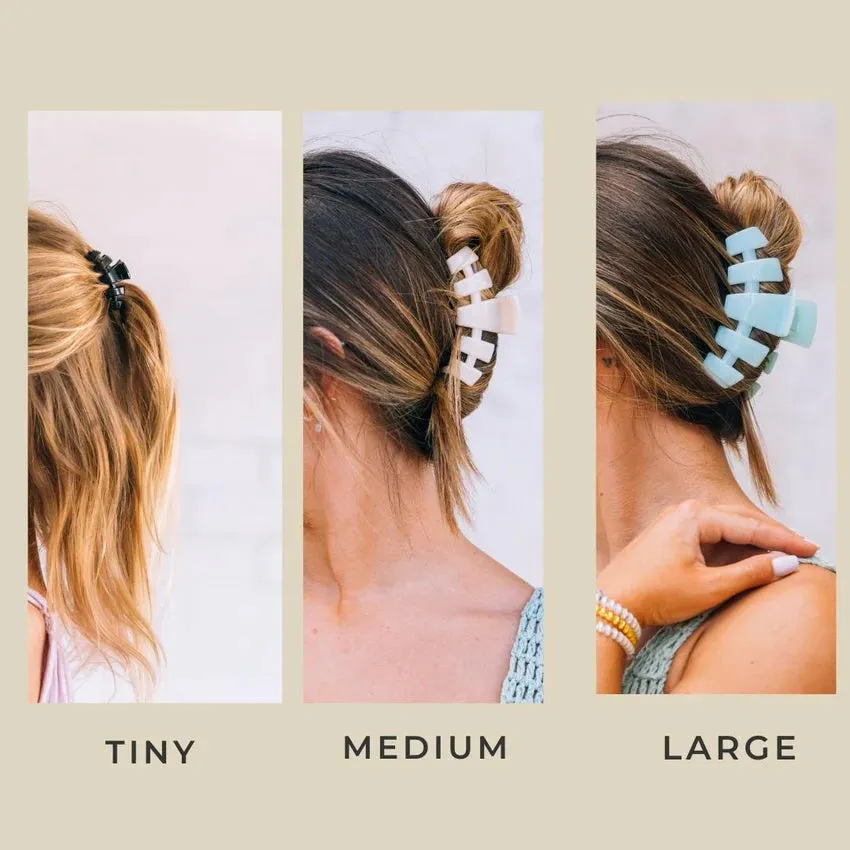 Teleties Baby Blue Large Hair Clip