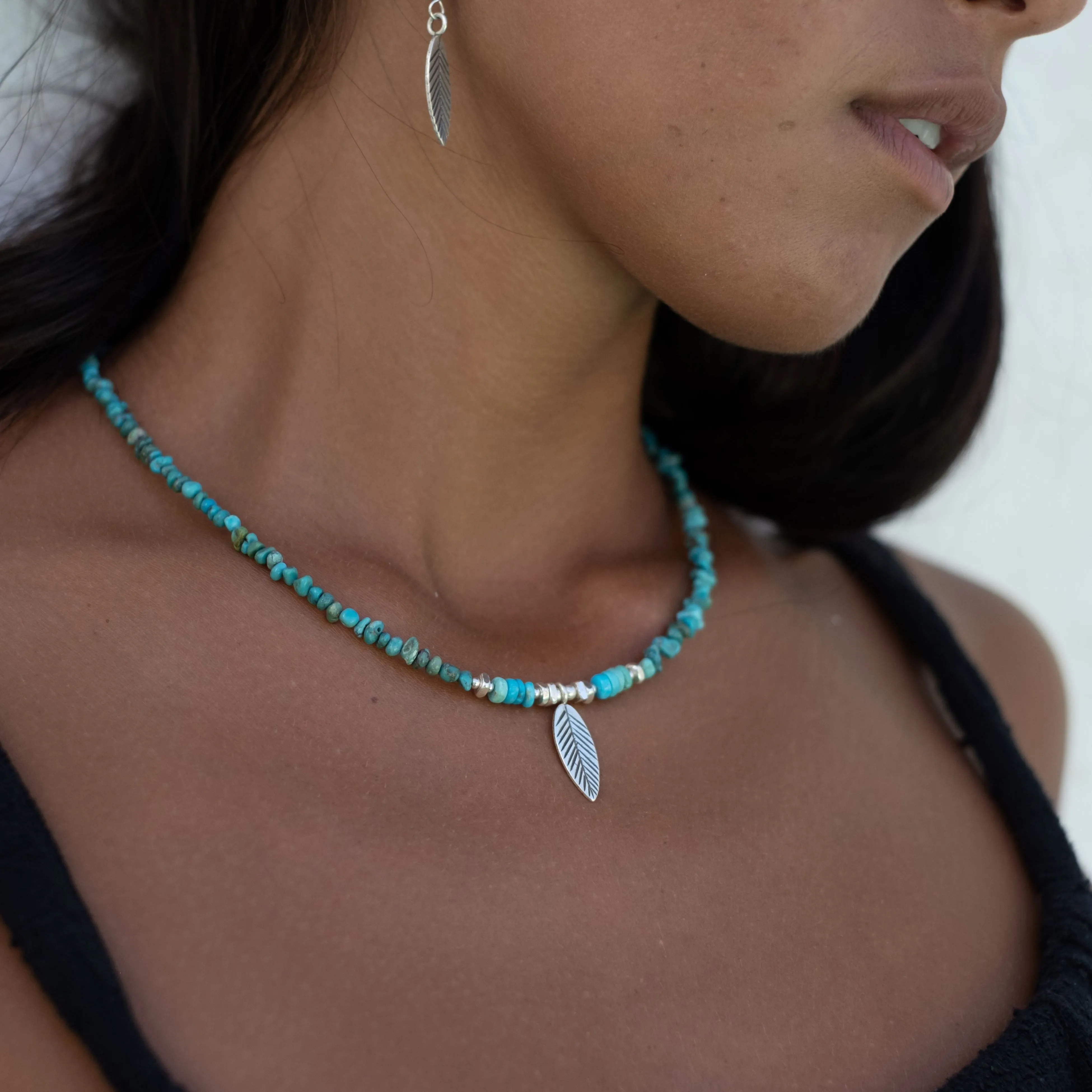 Turquoise Willow Necklace