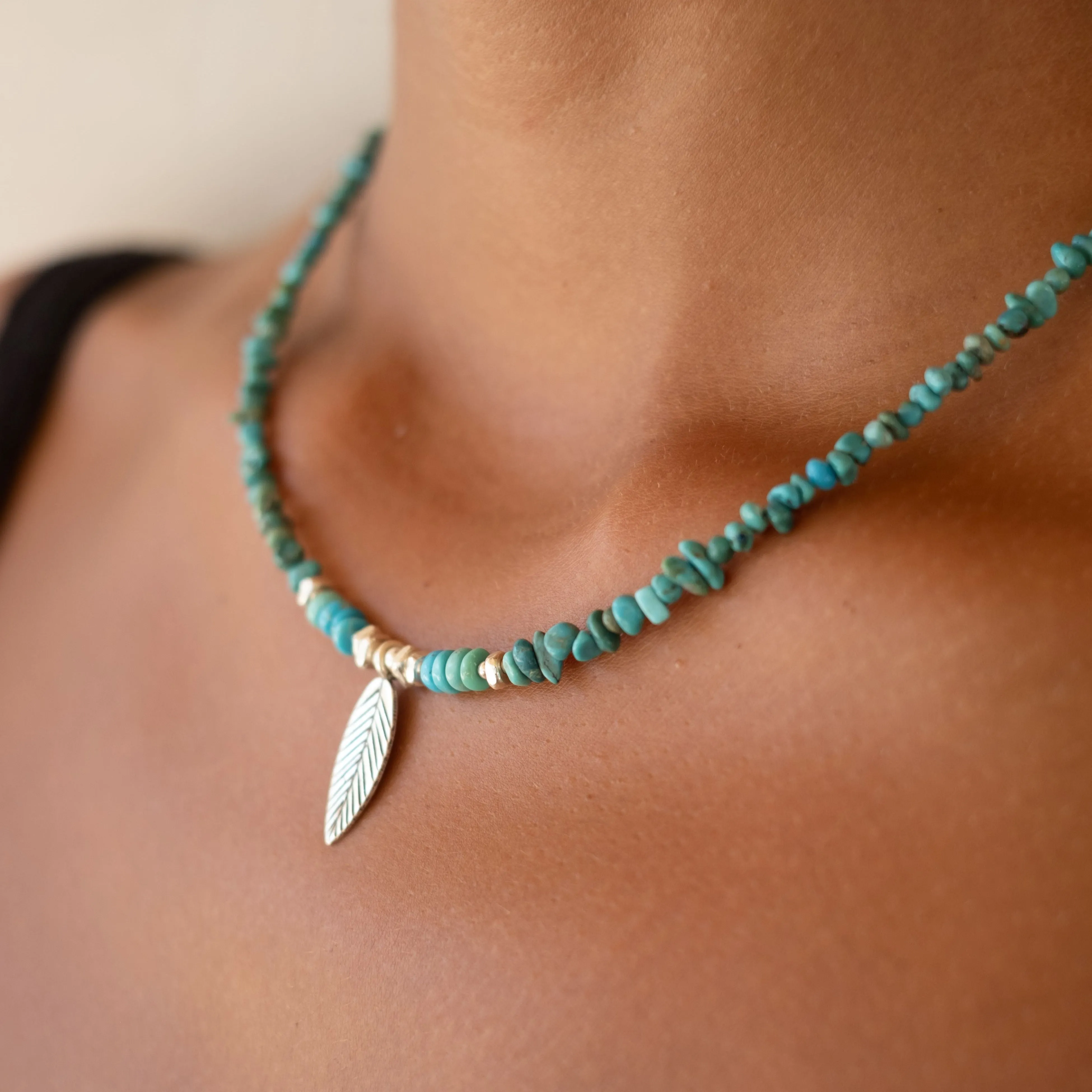 Turquoise Willow Necklace