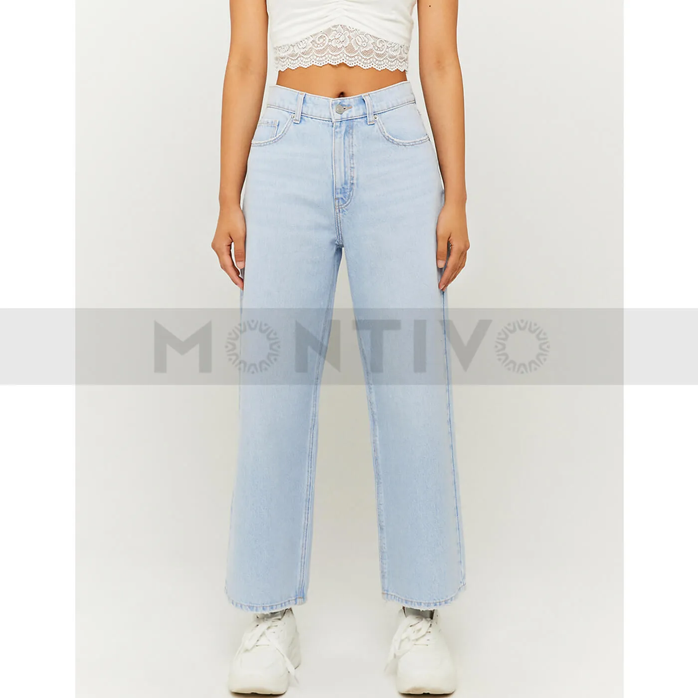 TW High Waist Culotte Wide Leg Jeans