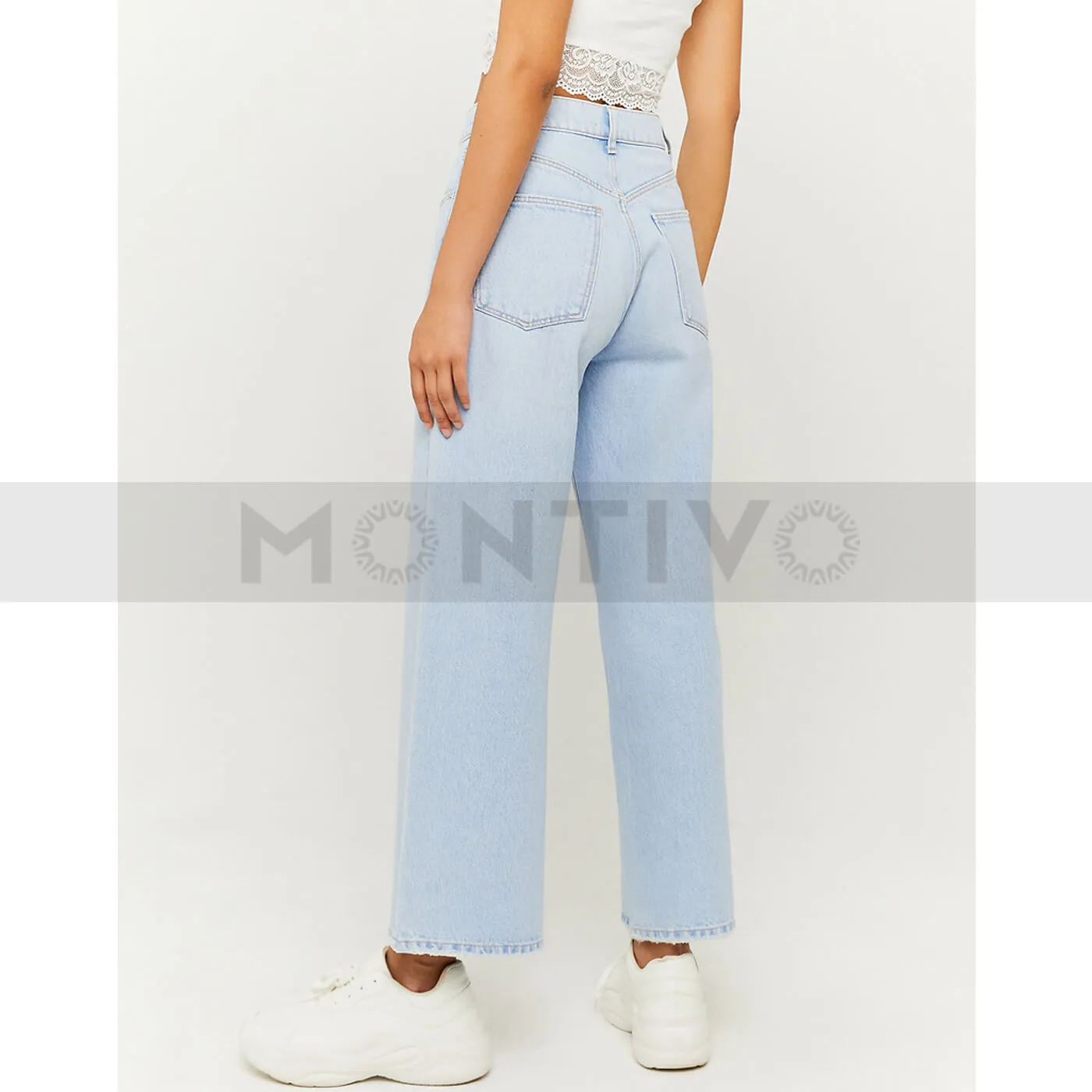 TW High Waist Culotte Wide Leg Jeans