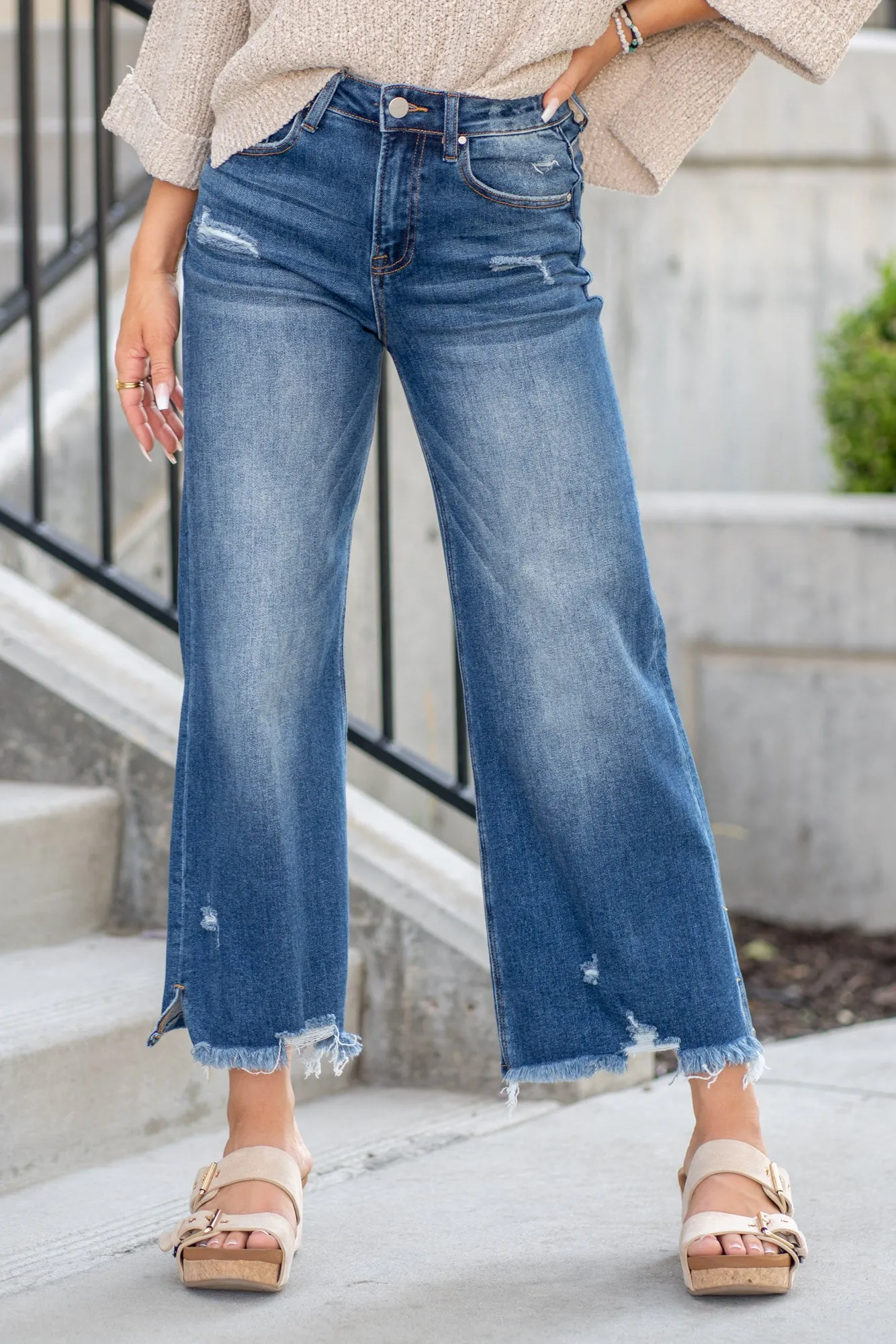Urban Edge High Rise Crop Wide Leg