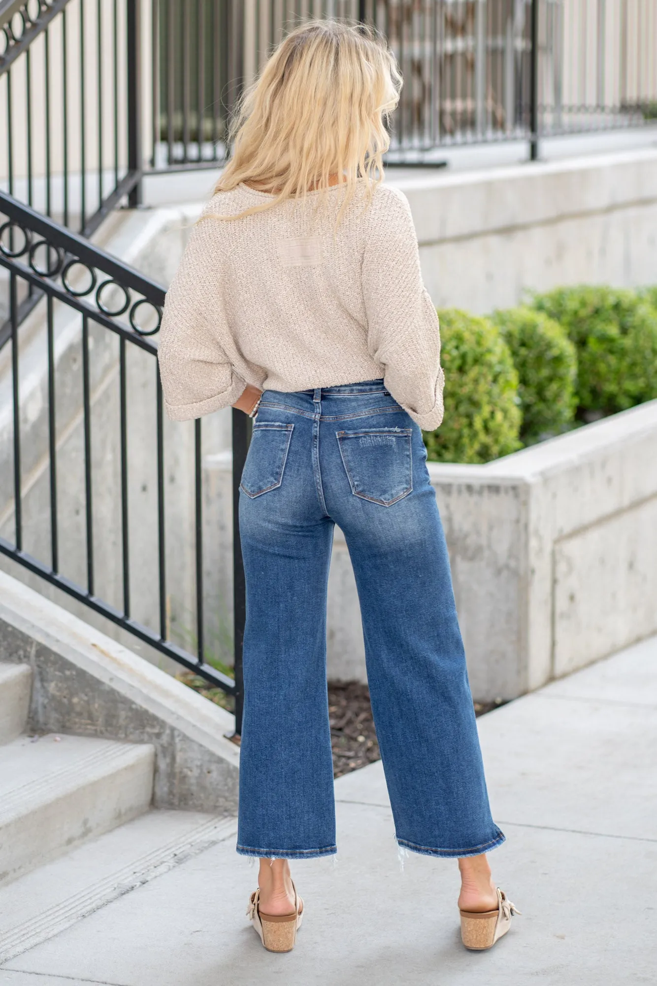 Urban Edge High Rise Crop Wide Leg