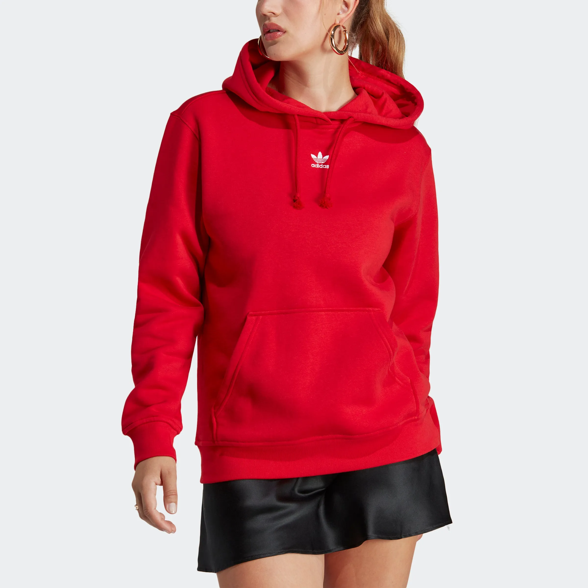 Women's adidas Originals Adicolor Essentials Fleece Hoodie Scarlet