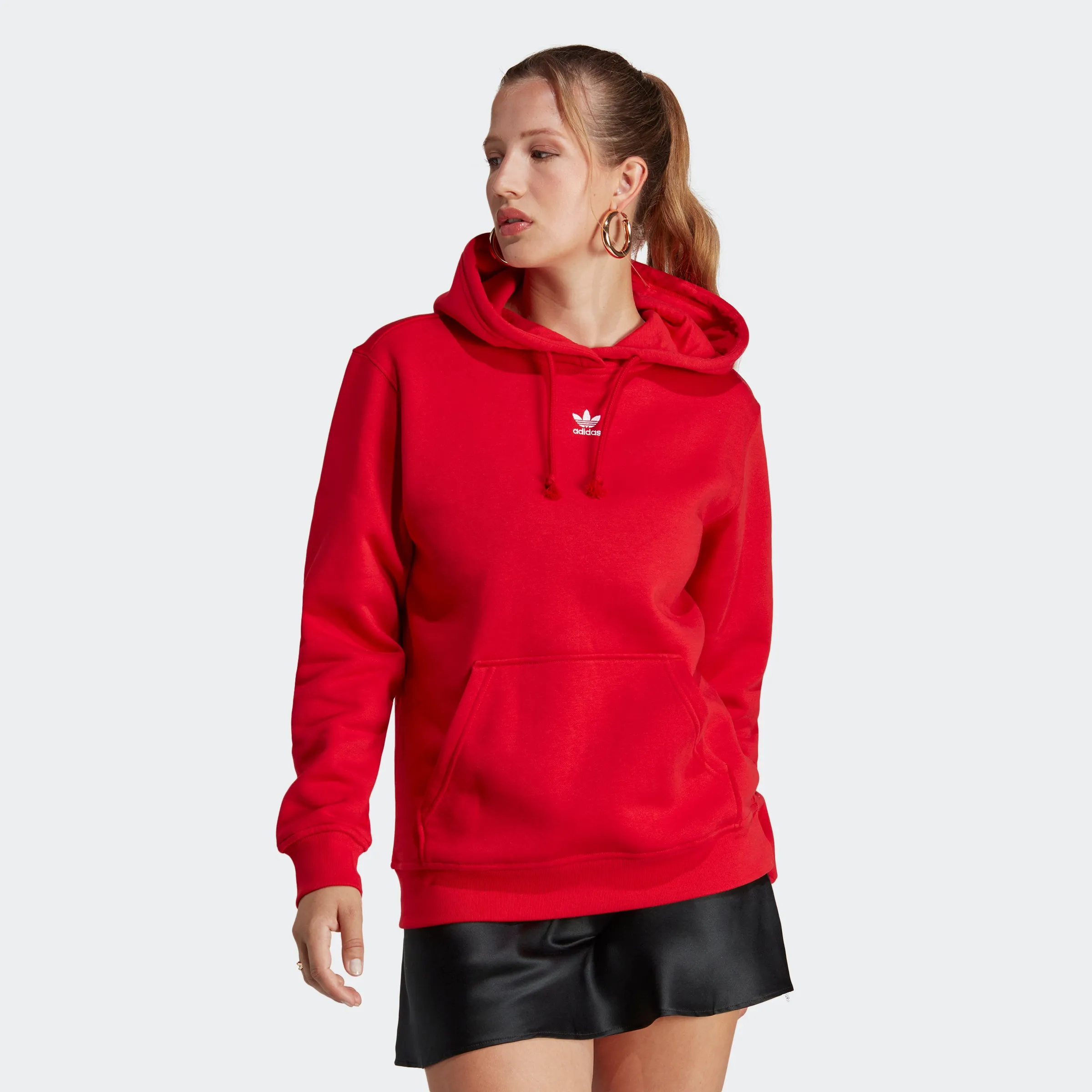Women's adidas Originals Adicolor Essentials Fleece Hoodie Scarlet