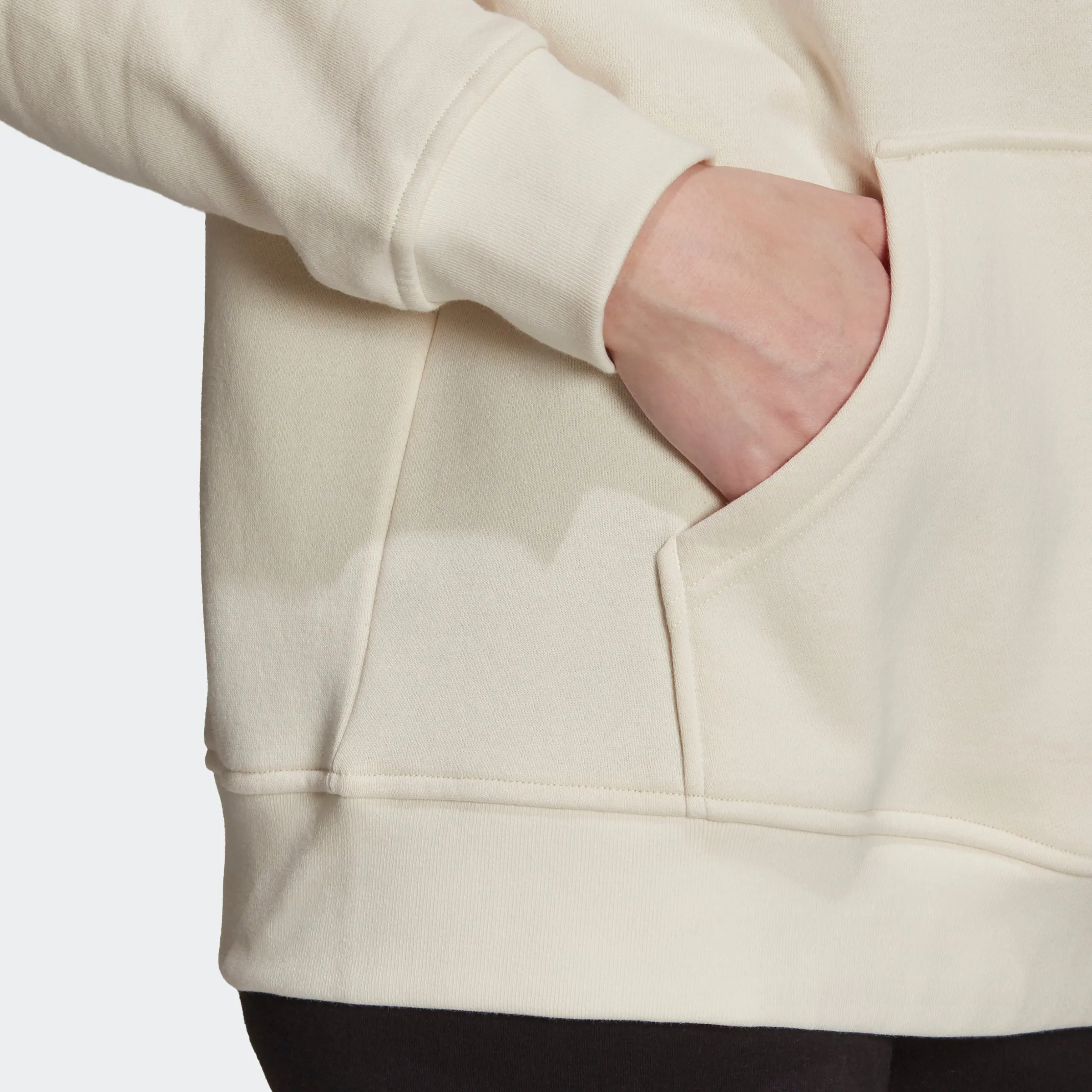 Women’s adidas Originals Adicolor Essentials Fleece Hoodie Wonder White