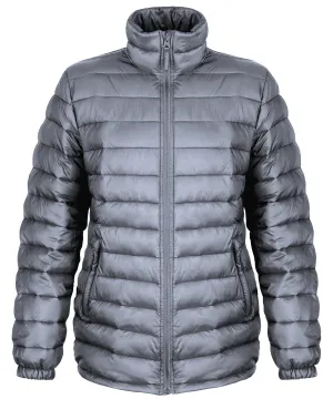 Womens ice bird padded jacket | Frost Grey