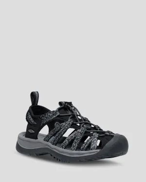 Women's Keen Whisper Sandals - Black/Steel Grey