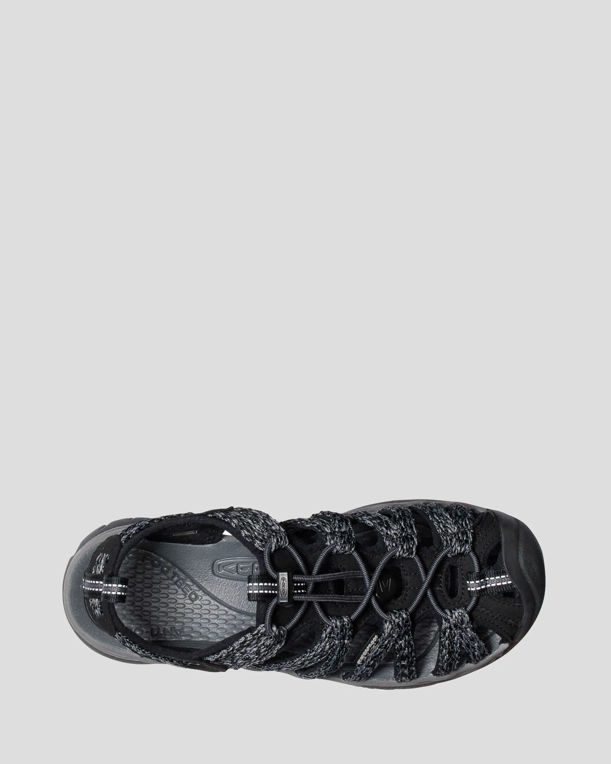 Women's Keen Whisper Sandals - Black/Steel Grey