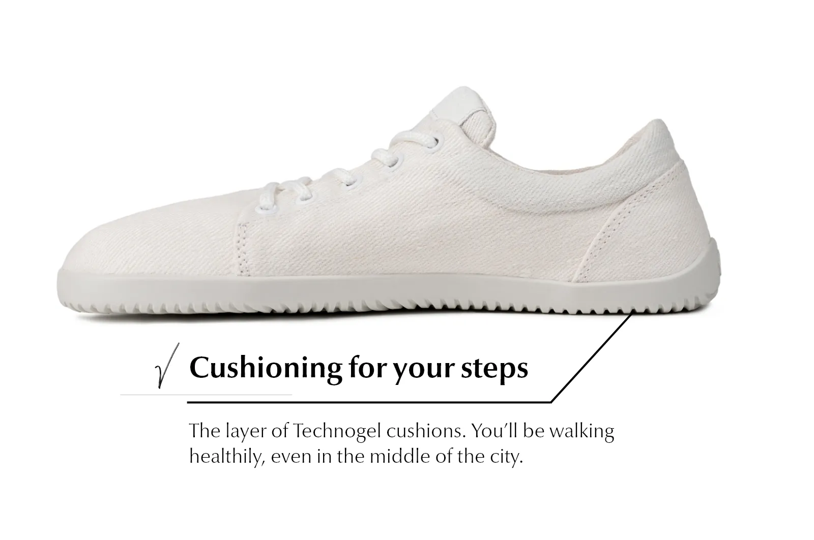 Women's Vida Hemp Comfort white sneakers